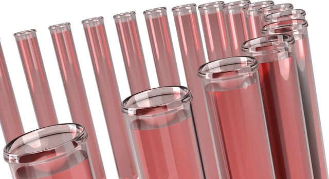 Transparent Test Tubes with Red Liquid Isolated on White Background - Download Free Stock Videos Pikwizard.com