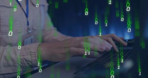 Digital Data Processing in High-Tech Environment - Download Free Stock Images Pikwizard.com
