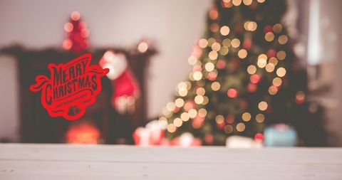 Festive Holiday Season Background with Christmas Tree - Download Free Stock Images Pikwizard.com