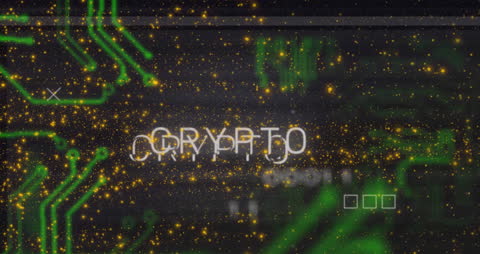 Digital Glitch Game Over Animation with Technology Theme