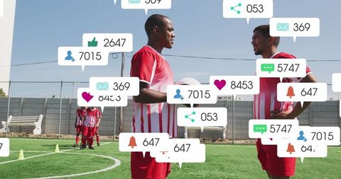 Digital Engagement with Soccer Athletes on Sports Field