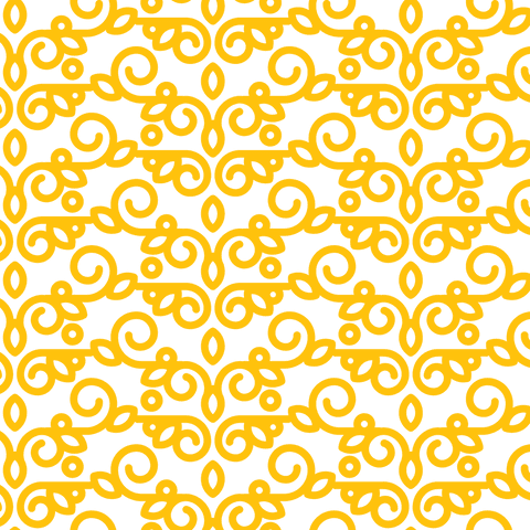 golden decorative seamless pattern on transparent background - Download Free Stock Videos Pikwizard.com