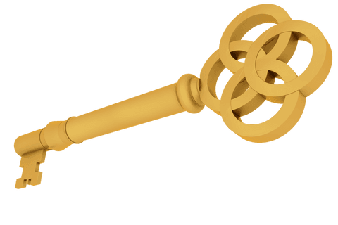 golden key vector on transparent background for security concepts - Download Free Stock Videos Pikwizard.com