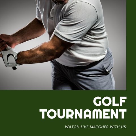 dynamic invitation for upcoming golf tournament event - Download Free Stock Templates Pikwizard.com