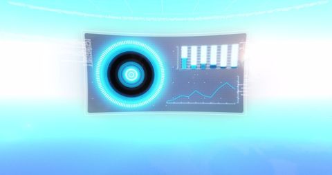 Digital Interface with Data Processing and Analytics Visualization - Download Free Stock Images Pikwizard.com