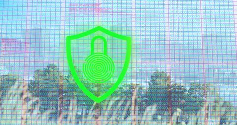 Digital Security in a Connected Cityscape - Download Free Stock Images Pikwizard.com
