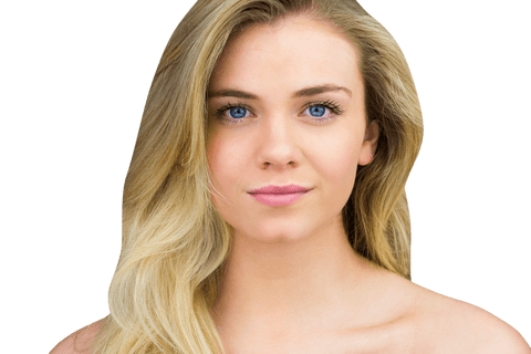 transparent beauty portrait mixing confidence and warmth in young woman - Download Free Stock Videos Pikwizard.com