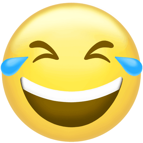 Laughing Tears of Joy Emoji on Transparent Background - Download Free Stock Videos Pikwizard.com