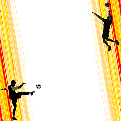 dynamic sports silhouettes with vibrant stripes on transparent background - Download Free Stock Videos Pikwizard.com