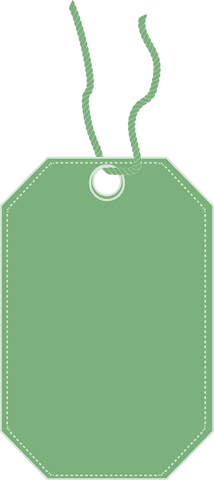 Green Gift Tag Design on Transparent Background for Celebrations - Download Free Stock Videos Pikwizard.com
