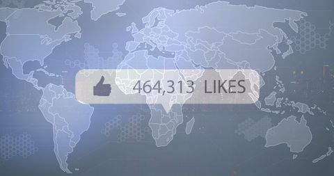 Data Connections and Social Media Popularity Visual - Download Free Stock Images Pikwizard.com
