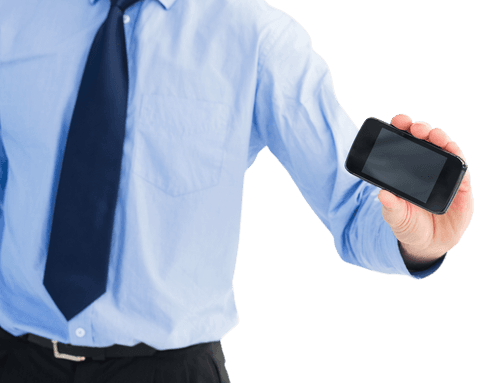 transparent businessman hand holding phone displaying empty screen - Download Free Stock Videos Pikwizard.com