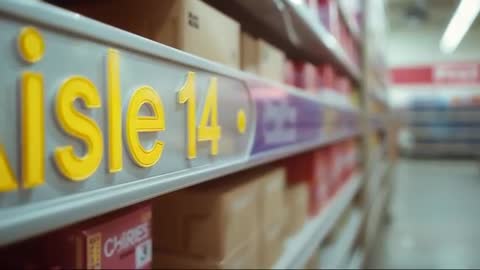 Exploration in Grocery Store Focus on Aisle 14 Environment