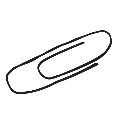 simple paper clip icon on transparent background - Download Free Stock Videos Pikwizard.com