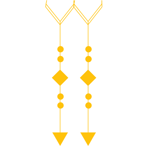 yellow downward arrows on transparent background - Download Free Stock Videos Pikwizard.com