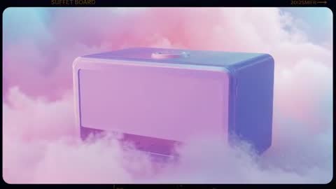 Whimsical Toaster Unveiled in Dreamlike Cloudscape Setting