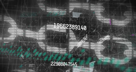 Digital Data Stream with Embedded Numbers and Networks