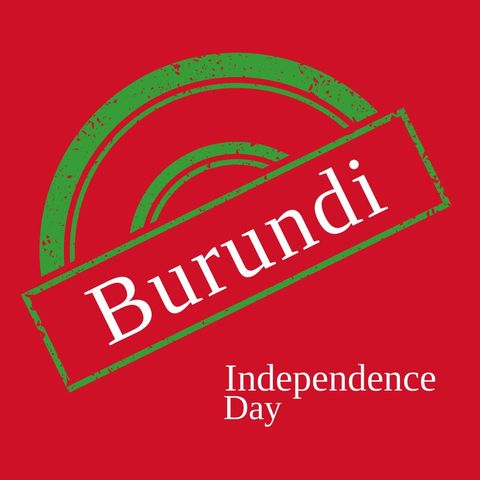 Burundi Independence Day Celebration Design with Patriotic Elements - Download Free Stock Templates Pikwizard.com