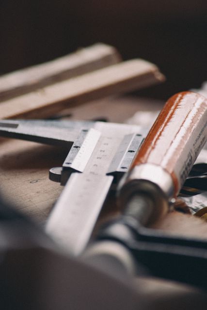 Close-Up View of Carpentry Tools - Download Free Stock Images Pikwizard.com