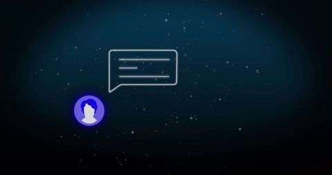 digital chat interface concept with user avatar and message bubble - Download Free Stock Images Pikwizard.com