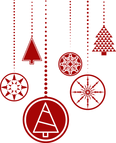 transparent red hanging christmas ornaments on display - Download Free Stock Videos Pikwizard.com