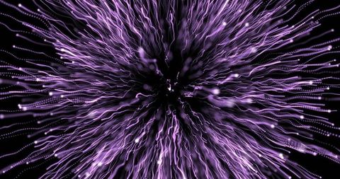 Electrifying Purple Light Burst on Black Background - Download Free Stock Images Pikwizard.com