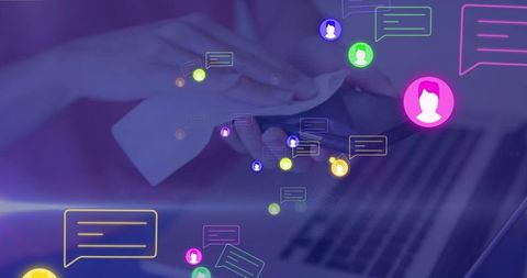 Cleansing smartphone with digital social media overlay