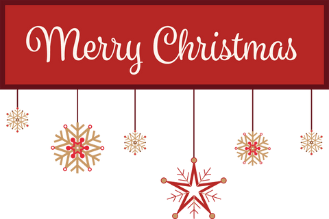 Merry Christmas Text with Hanging Snowflakes on Transparent Background - Download Free Stock Videos Pikwizard.com