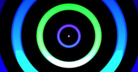 Colorful Neon Spinning Circles with Dynamic Background - Download Free Stock Images Pikwizard.com