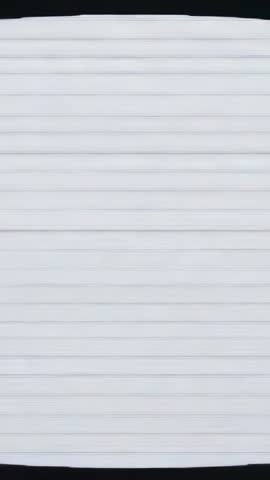 Vertical flickering static and scanline interference loop for signal loss glitch effect