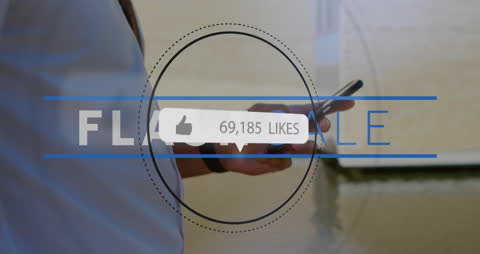 Digital Shopping Concept with Flash Sale Notification on Smartphone