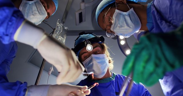 Team of Surgeons Performing Open Heart Surgery in Operating Room - Download Free Stock Images Pikwizard.com