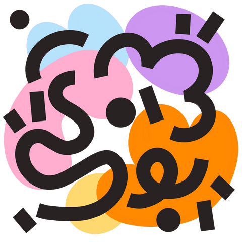 abstract pastel blobs with black curving lines transparent design - Download Free Stock Videos Pikwizard.com