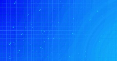 Blue geometric grid pattern with abstract digital design