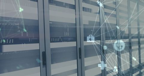 Digital Medical Data Storage in Modern Server Room - Download Free Stock Images Pikwizard.com
