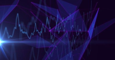 Dynamic Digital Data Flow with Abstract Geometric Lines - Download Free Stock Images Pikwizard.com