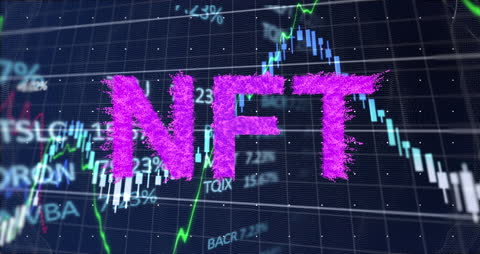 NFT Cyber Art with Financial Market Data Visualization