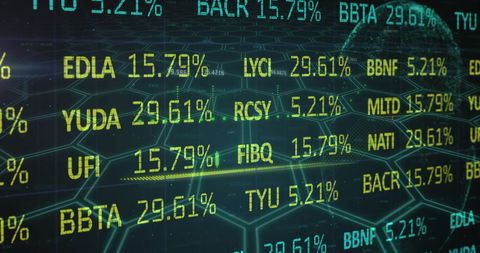 Financial Data Processing with Globe and Loading Digital Display - Download Free Stock Images Pikwizard.com