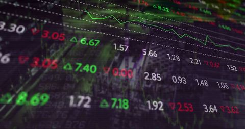 Complex Financial Data Charts Overlay Urban Cityscape - Download Free Stock Images Pikwizard.com
