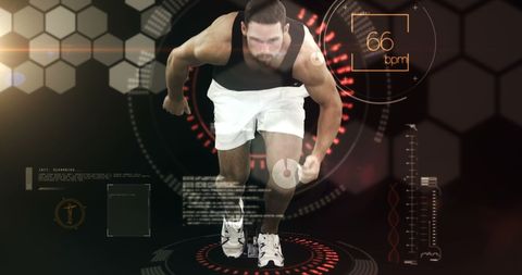 Athlete Engaging in Digital Fitness Data Analysis, Sports Technology Concept - Download Free Stock Images Pikwizard.com