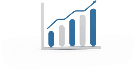 transparent 3d growing bar graph symbol with arrow - Download Free Stock Videos Pikwizard.com
