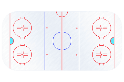 Digital PNG Illustration of Hockey Court on Transparent Background - Download Free Stock Videos Pikwizard.com