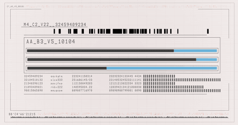 digital processing interface display on transparent background - Download Free Stock Videos Pikwizard.com