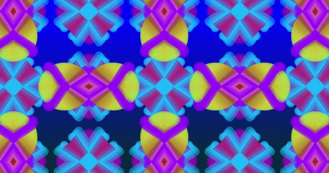 Colorful Kaleidoscope Shapes on Gradient Background - Download Free Stock Images Pikwizard.com