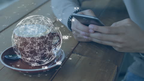 Digital Connections: Using Technology While Drinking Coffee