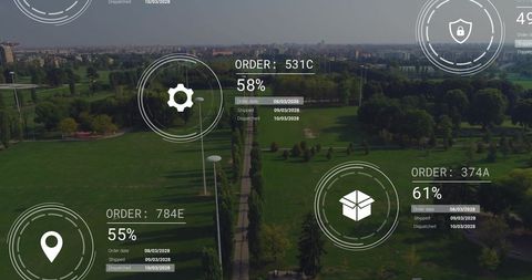 Smart City with Data Networks and Virtual Interfaces