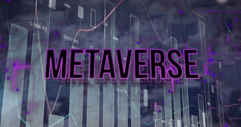 Metaverse Concept with Data Processing Overlays - Download Free Stock Images Pikwizard.com