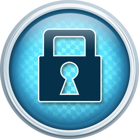 transparent security padlock sign isolated on modern blue button - Download Free Stock Videos Pikwizard.com
