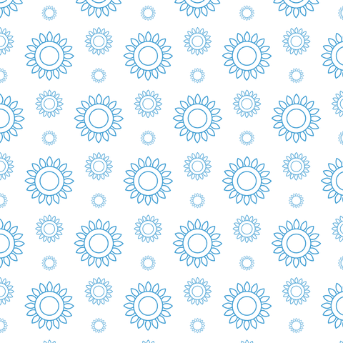 Blue Geometric Flower Shapes on Transparent Background Pattern - Download Free Stock Videos Pikwizard.com