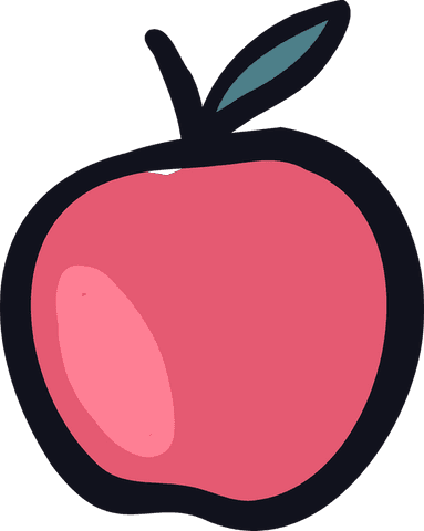 Glowing Pink Apple on Transparent Background - Download Free Stock Videos Pikwizard.com